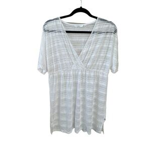 LA VIE EN ROSE AQUA White Swimwear Coverup M